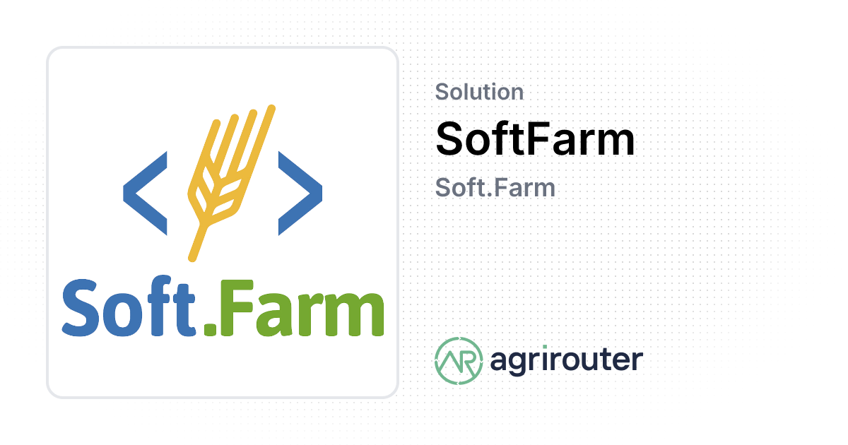 SoftFarm — agrirouter Solution Finder