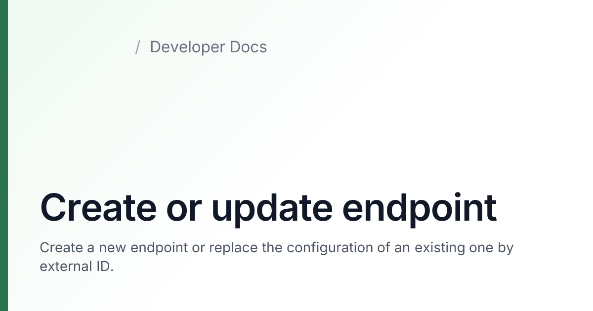 Create or update endpoint — agrirouter Developer Docs