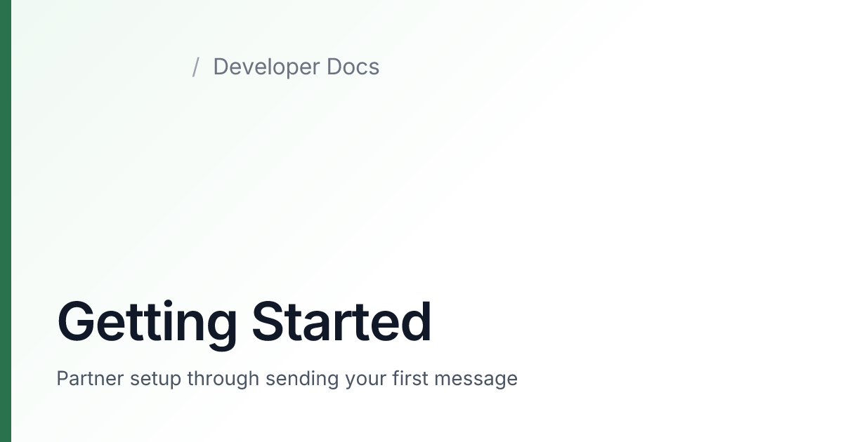 Getting Started — agrirouter Developer Docs
