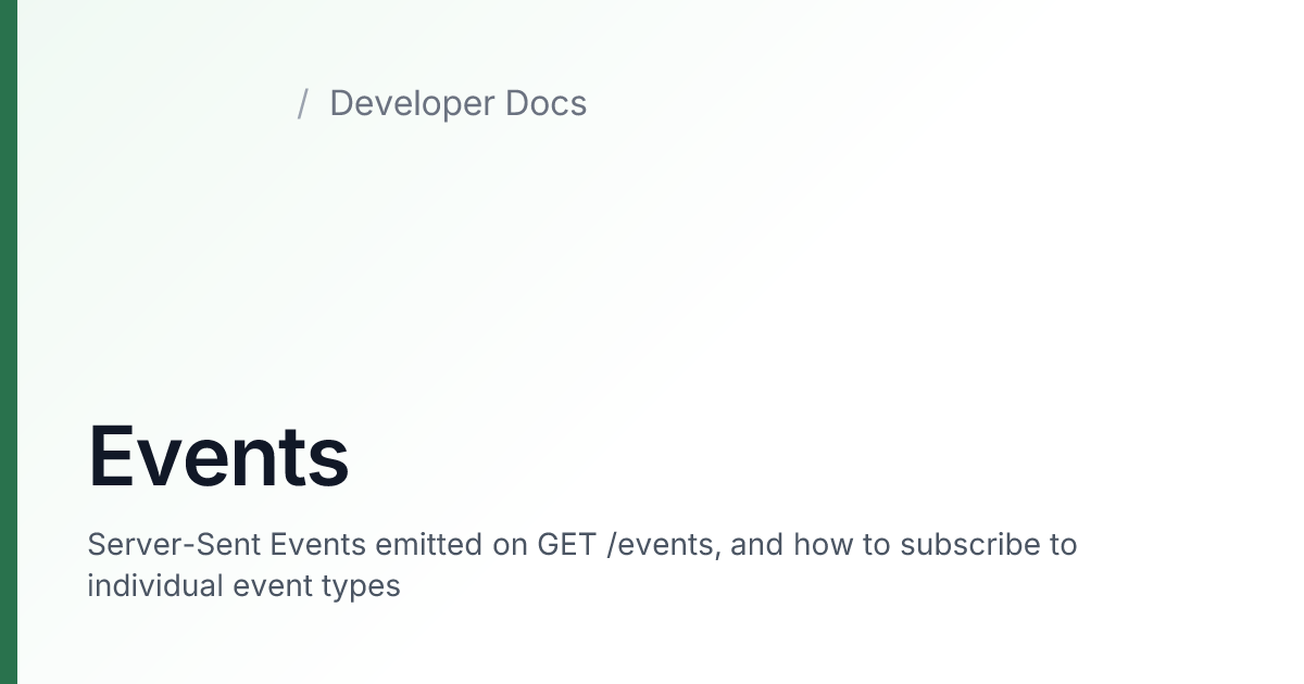 Events — agrirouter Developer Docs