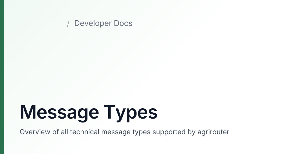 Qmi Messagetype Message Types — agrirouter Developer Docs
